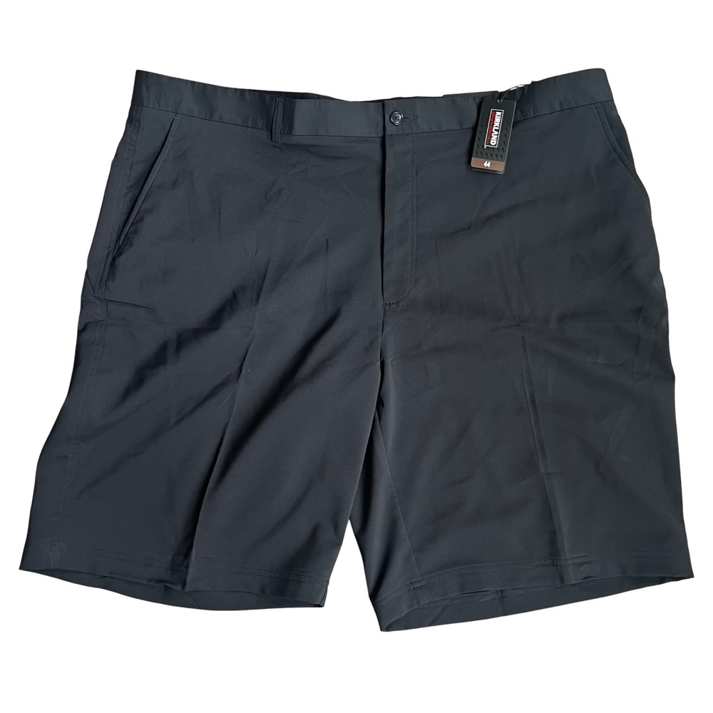 Kirkland Signature Mens Performance Shorts Black 44 Stretch Wicking 810561